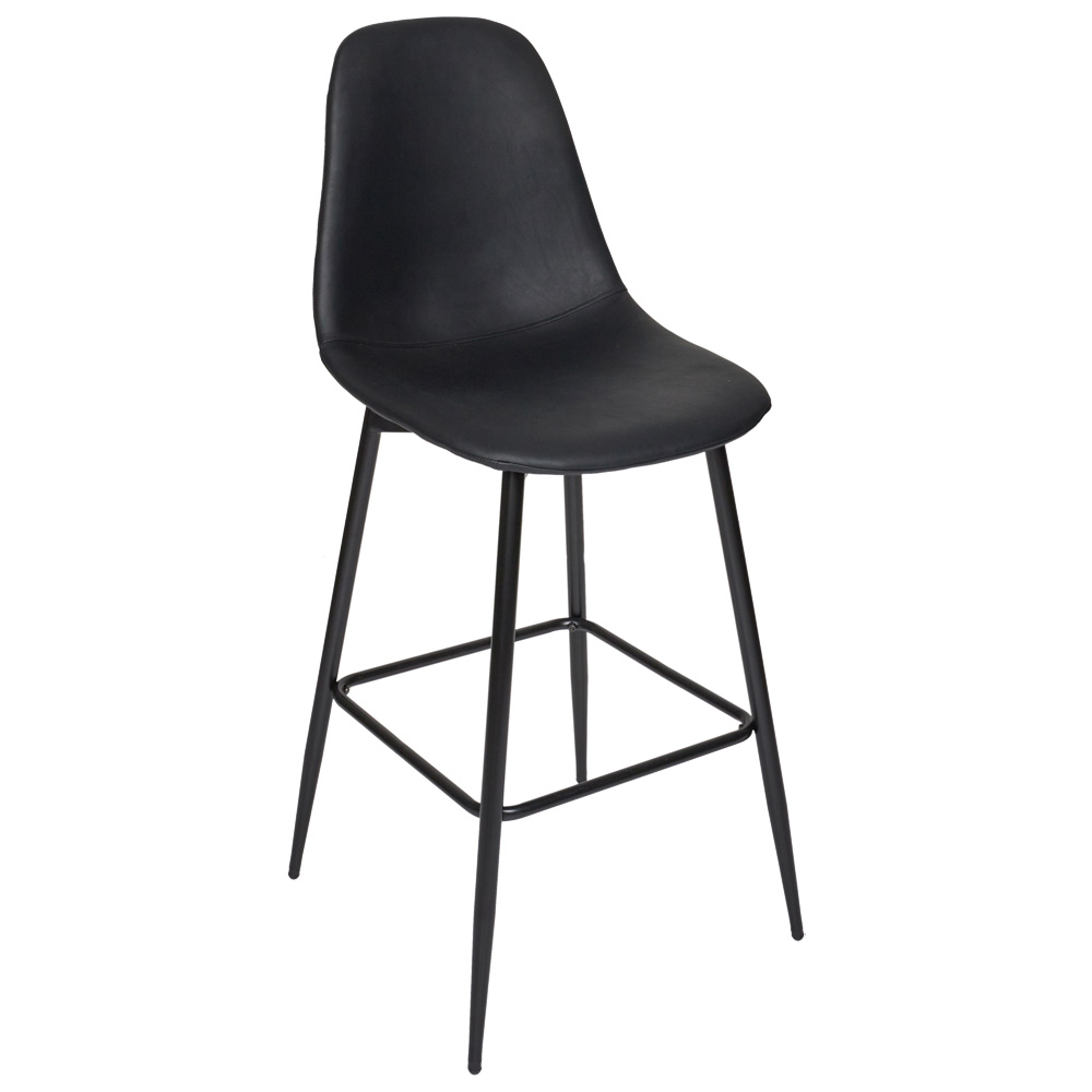 Taburete de bar Amber negro